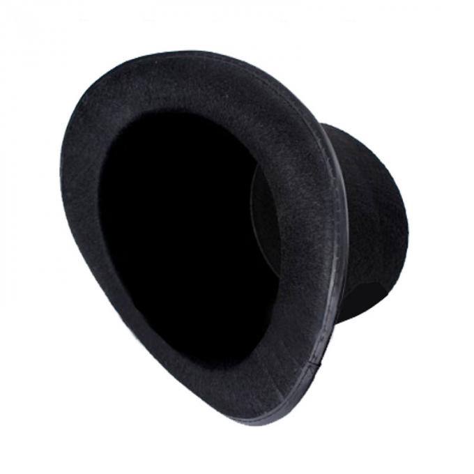 Chapéu alto duro clássico, chapéu alto puro de Steampunk de lãs de 100%
