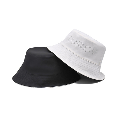 o algodão 100g-150g stonewashed o chapéu Safari Wide Brim Foldable Double da cubeta de Sun Boonie do verão tomou partido cores feitas sob encomenda caqui
