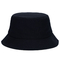 Uso preto contínuo personalizado das mulheres do estilo da placa do chapéu da cubeta do pescador